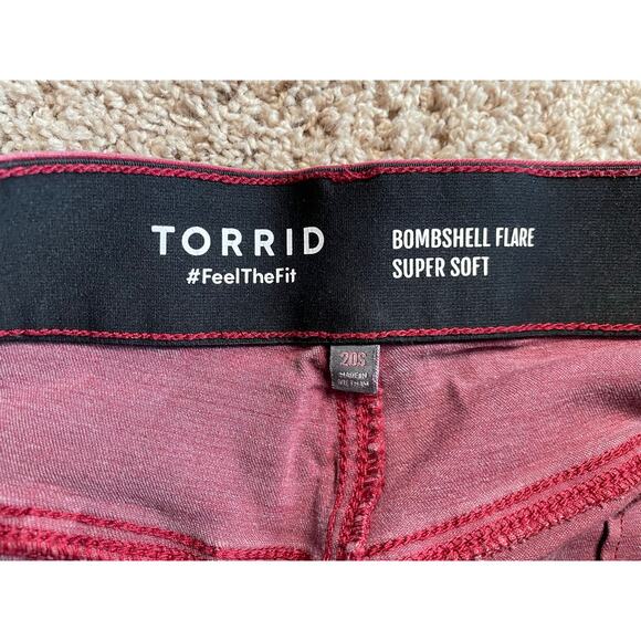 Torrid Bombshell Flare High-Rise Jeans - Size 20S*** - Picture 7 of 9